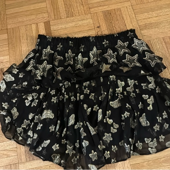 Loveshackfancy star chiffon ruffle mini skirt - Picture 3 of 6